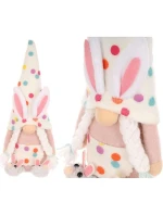 TRPASLÍK ZAJAC 25CM HRÁŠOK DIEVČA JARNÁ DEKORÁCIA