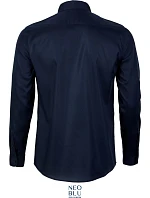 Men keprová košile s dlouhým rukávem night blue model 22499881 - NEOBLU Men keprová košile s dlouhým rukávem night blue model 22499881 - NEOBLU