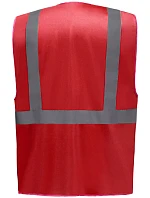 Yoko HVW 801 Hi-Vis multifunkčná vesta 79.W801 červená Yoko HVW 801 Hi-Vis multifunkčná vesta 79.W801 červená