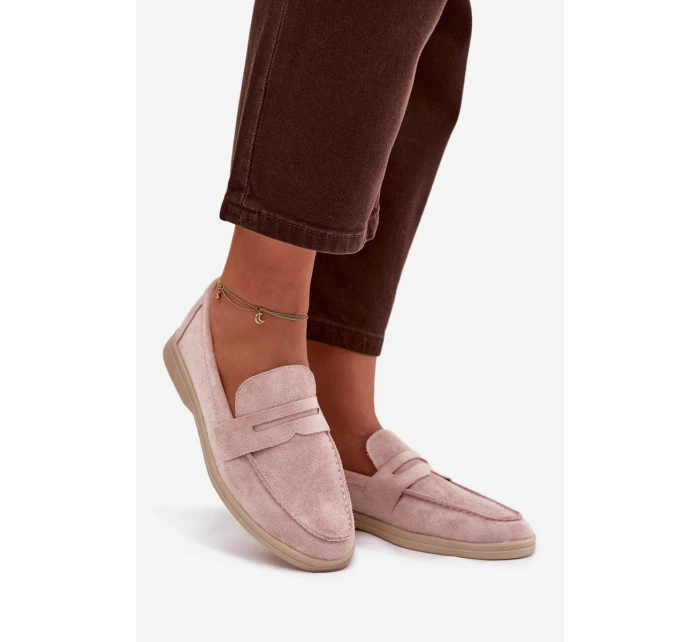 Dámské z eko semiše Špinavě růžová model 21900438 - Boto