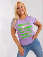 Bluzka RV BZ model 18837730 jasny fioletowy - FPrice Bluzka RV BZ model 18837730 jasny fioletowy - FPrice