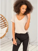 Tričko RV TS 4832.01P béžové Tričko RV TS 4832.01P béžové