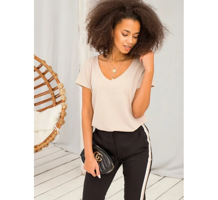 Tričko RV TS 4832.01P béžové Tričko RV TS 4832.01P béžové