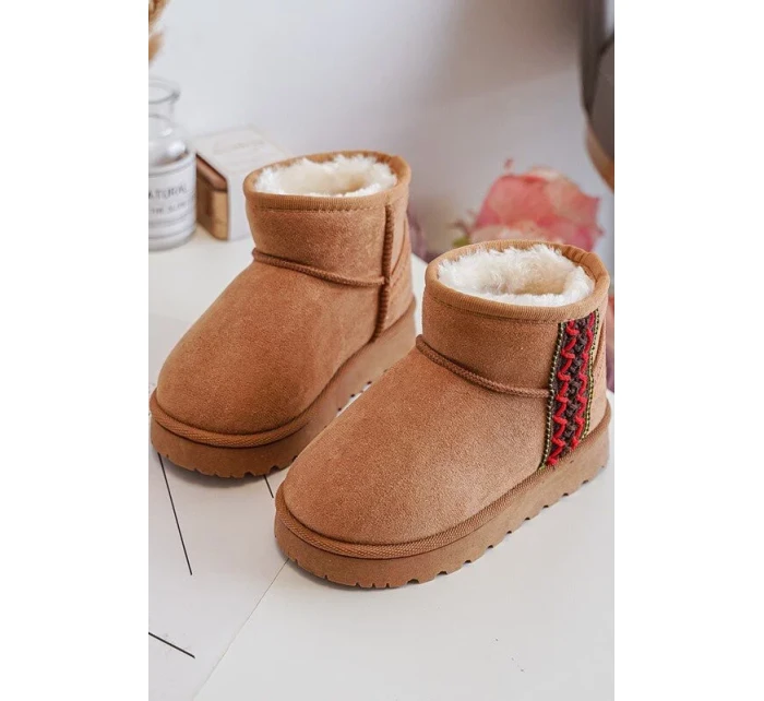 Dětské zateplené sněhule Camel Leonora