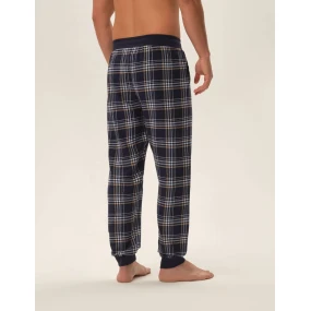Pánske pyžamové nohavice Honor 3 42457-59X Navy Pattern - Henderson
