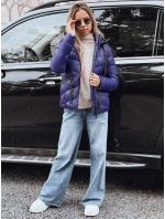 Dámská prošívaná bunda navy blue Dstreet model 21963595 - FashionStreet