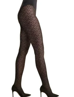 Zimné pančuchy 1219 Pryma čierne - GABRIELLA