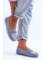 Damskie Klasyczne Zamszowe Mokasyny Niebieskie Corinell Damskie Klasyczne Zamszowe Mokasyny Niebieskie Corinell