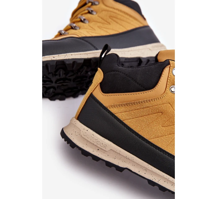 Damskie Ocieplane Buty Trekkingowe Camel Big Star MM274479 Damskie Ocieplane Buty Trekkingowe Camel Big Star MM274479