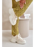 Dámské tenisky na masivní světle béžové model 21667369 - Boto