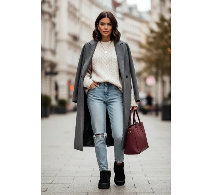 Ženské sněhule z přírodního semiše černé model 21821912 - Boto