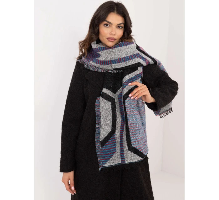 Šatka AT SZ 2101.22P sivá čierna