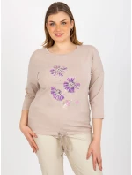 Dámska blúzka RV BZ 8457.47P béžová - FPrice