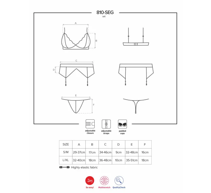 Zvodný set 810 - SEG coral - Obsessive Zvodný set 810 - SEG coral - Obsessive