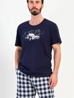 Pánske pyžamové šortky Staré auto