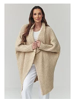 Zapínanie svetra model 226881 Makadamia Zapínanie svetra model 226881 Makadamia