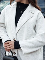 Dámský oversize kabát dlouhý béžový Dstreet model 21981924 - FashionStreet