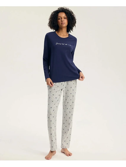 Dámské pyžamo Henderson dlouhé rukávy, velikosti S–3XL model 22356260 - HENDERSON LADIES Dámské pyžamo Henderson dlouhé rukávy, velikosti S–3XL model 22356260 - HENDERSON LADIES