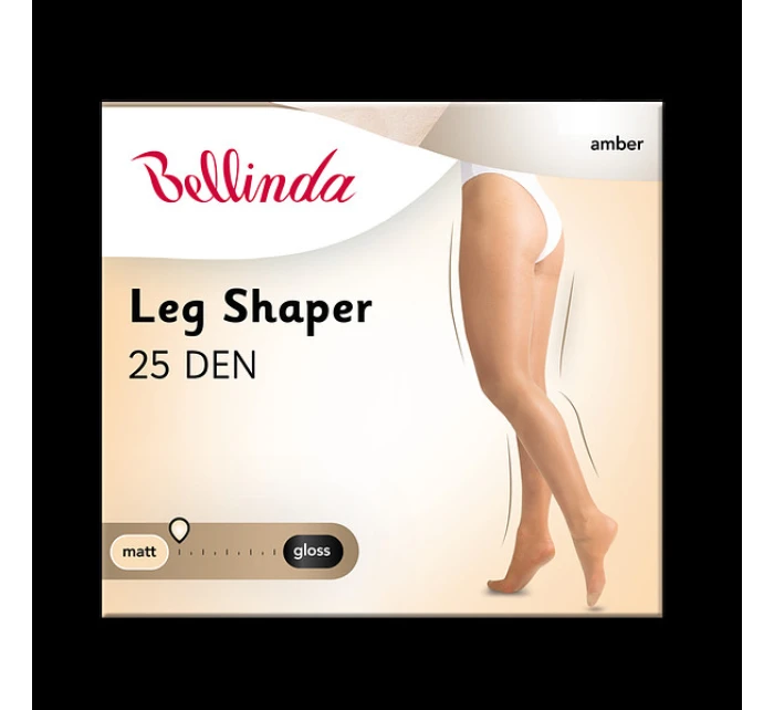 Zoštíhľujúce pančuchy LEG SHAPER 25 DEN - BELLINDA - jantárová