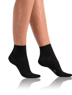 Dámské ponožky z bio bavlny s lemem GREEN COMFORT SOCKS  černá model 15437546 - Bellinda