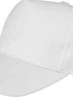Result Headwear RC 084J Detská 5-panelová čiapka s kšiltom 28.084J biela