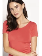 Blúzka Carla s krátkym rukávom Papaya - Babell Blúzka Carla s krátkym rukávom Papaya - Babell