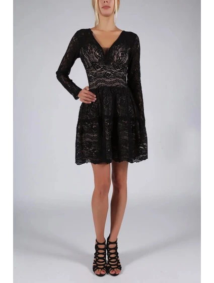 Dámske spoločenské šaty 18288 čierne - YourNewStyle Dámske spoločenské šaty 18288 čierne - YourNewStyle