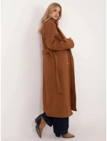 Dámsky kabát LK CZ 509786.99 Svetlohnedý - LAKERTA