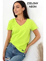 Dámske tričko s krátkym rukávom Serek brown - Off Pink