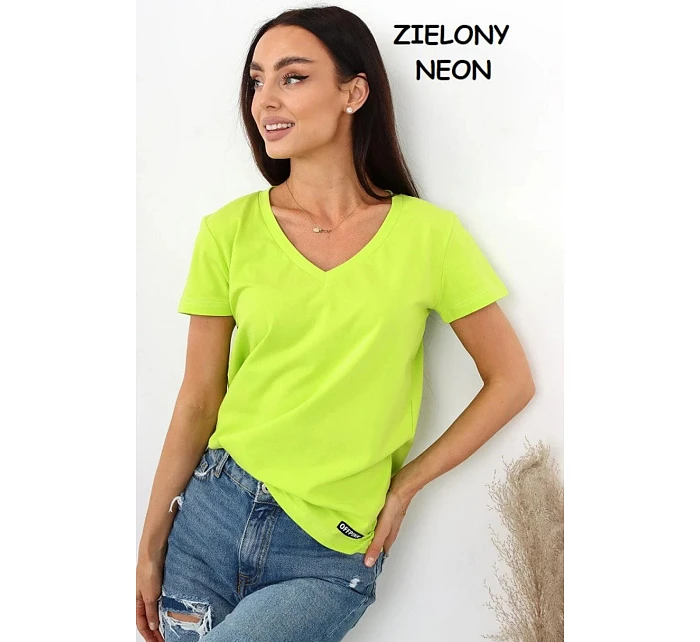 Dámske tričko s krátkym rukávom Serek brown - Off Pink