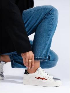 Trendy tenisky dámské bílé bez podpatku