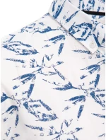 Pánské bílé tričko s krátkým rukávem Dstreet model 21969110 - FashionStreet