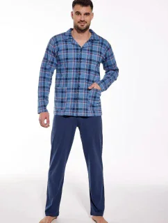 Cornette pyžamo 114/68 M-2XL pánske pyžamo na zips