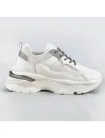 Biele šnurovacie dámske športové topánky (LU-3) Biele šnurovacie dámske športové topánky (LU-3)