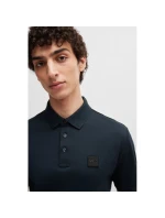 Pánske polo tričko BOSS Parlay 143 BLU klasického regular strihu v tmavomodrej farbe (50515596-405)