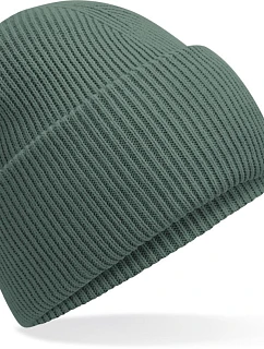 B Pletená čepice s manžetou "Recycled" 53. marine green model 22433156 - Beechfield