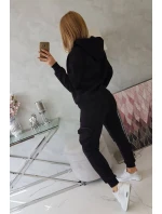 Izolovaná sada s ozdobným vreckom čierna