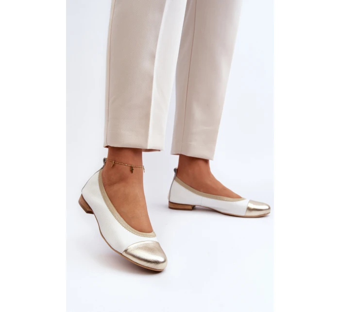 Kožené baleríny model 21646179 - Zazoo