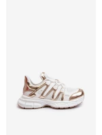 Dámské tenisky na masivní podrážce bílé model 21659040 - Boto Dámské tenisky na masivní podrážce bílé model 21659040 - Boto