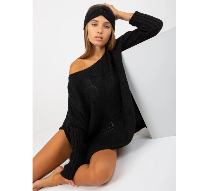 Dámský svetr TW SW BI model 17679308 černý - FPrice