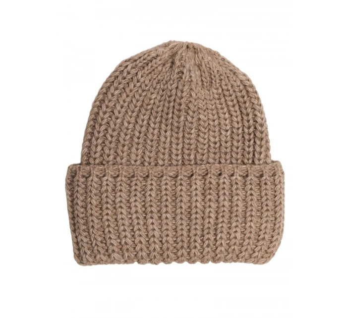 M895 Rebrovaná čiapka - béžová