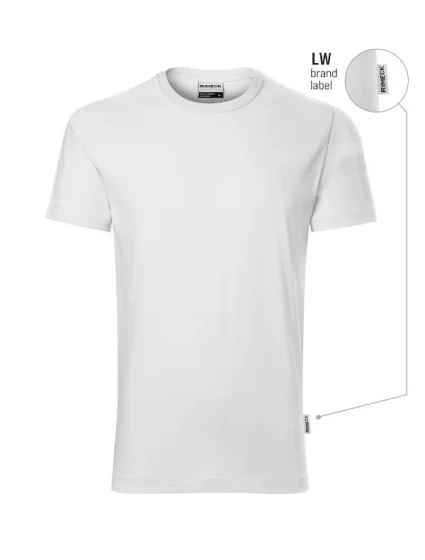 Resist heavy tričko pánské bílá 00 (brand label) Resist heavy tričko pánské bílá 00 (brand label)