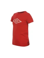 Umbro Cotton Logo T Shirt Boys Red - Červená / 11-12 - Umbro