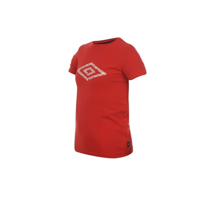 Umbro Cotton Logo T Shirt Boys Red - Červená / 11-12 - Umbro