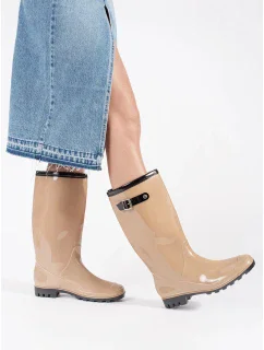 Trendy gumáky model 21127638 dámské hnědé - SWEET SHOES