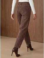 Jeansy damskie fit w brązowe model 22394791 - FashionStreet Jeansy damskie fit w brązowe model 22394791 - FashionStreet