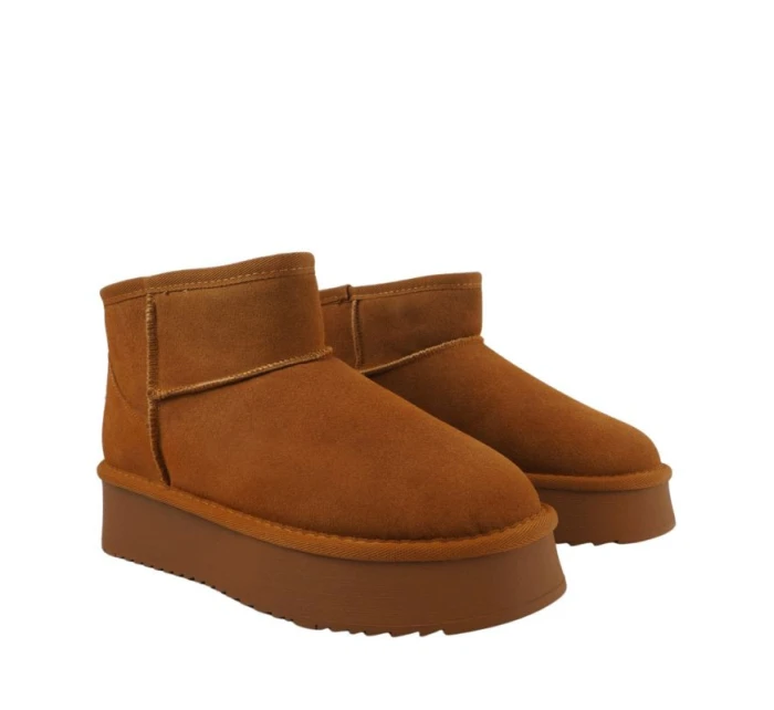 Dámské kožené boty Solo  Platform light brown 02 dámské model 21727086 - Solo Soprani