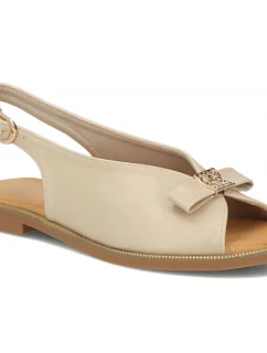 Dámske béžové sandále Filippo DS7923