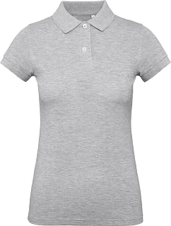 B&C Inspire Polo /women_° Dámske polo tričko z bio bavlny 01.0440 heather grey