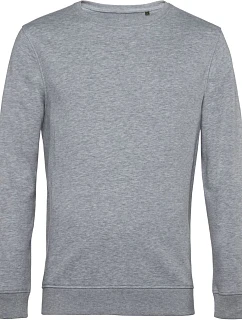 B&C Inspire Crew Neck_° Pánska mikina 01.U31B melírovaná šedá